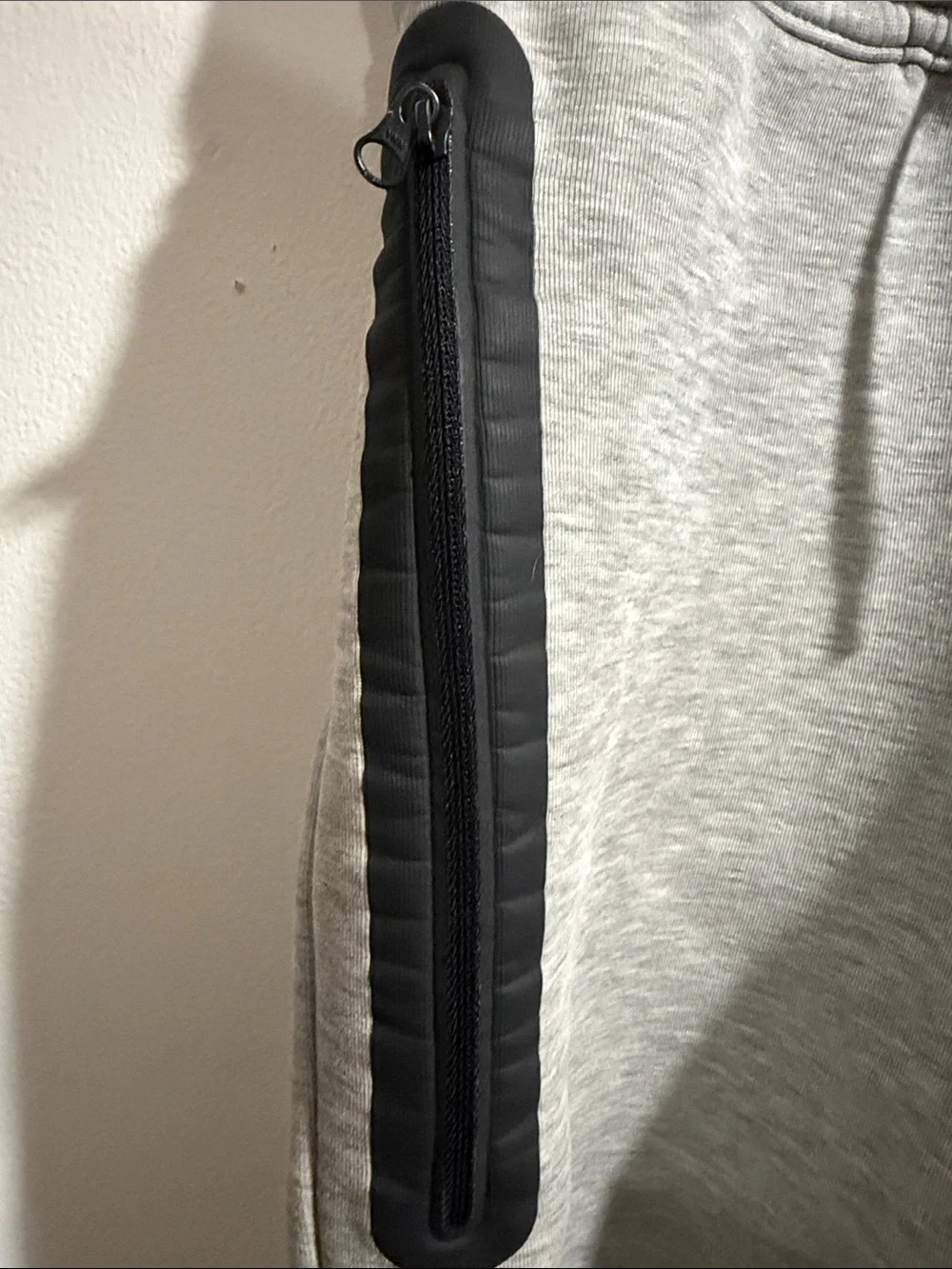 Nike Gray Fleece Kids Shorts with Black Accents
